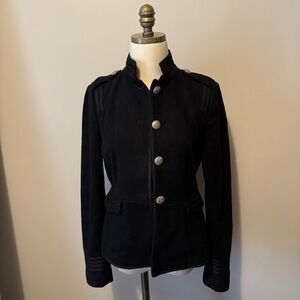 Banana Republic Black Military Jacket